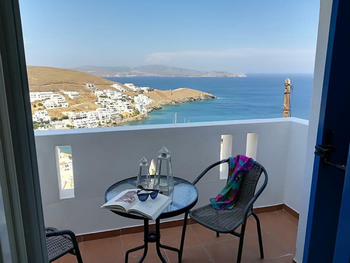 Θέαστρον - Theastron House With Great View In Chora Appartement Pera Gyalos Buitenkant foto