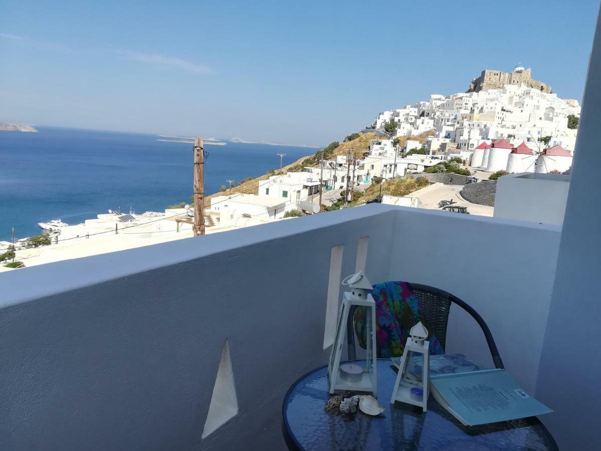 Θέαστρον - Theastron House With Great View In Chora Appartement Pera Gyalos Buitenkant foto