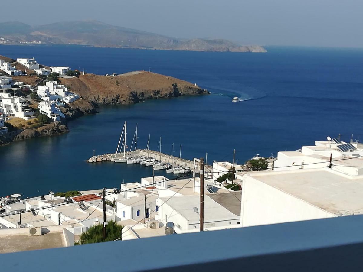 Θέαστρον - Theastron House With Great View In Chora Appartement Pera Gyalos Buitenkant foto