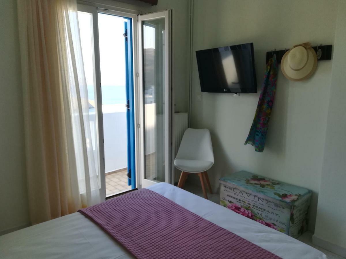 Θέαστρον - Theastron House With Great View In Chora Appartement Pera Gyalos Buitenkant foto