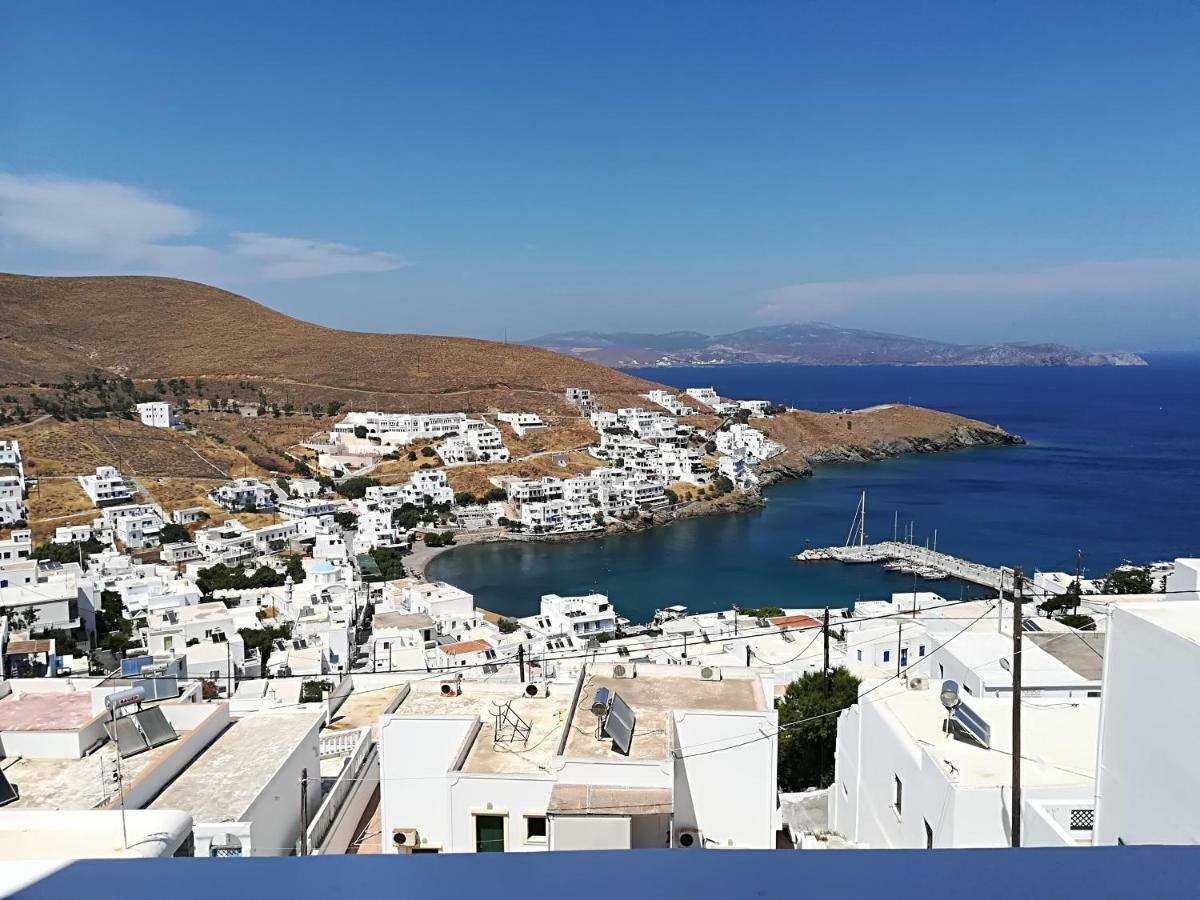 Θέαστρον - Theastron House With Great View In Chora Appartement Pera Gyalos Buitenkant foto